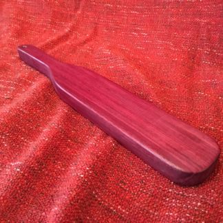 Purpleheart spanking paddle