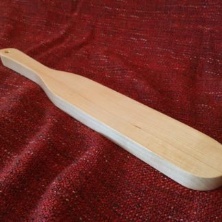 Maple spanking paddle