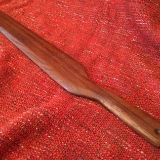 Live edge Iroko spanking paddle