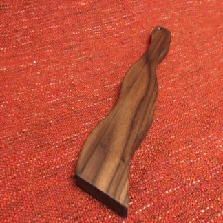 Walnut curved spanking paddle