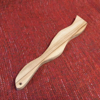 Beech curved spanking paddle