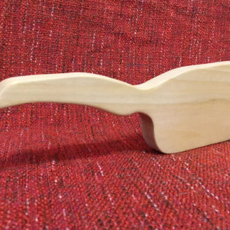 Tulipwood asymmetric hairbrush