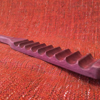 Purpleheart ridgeback spanking paddle