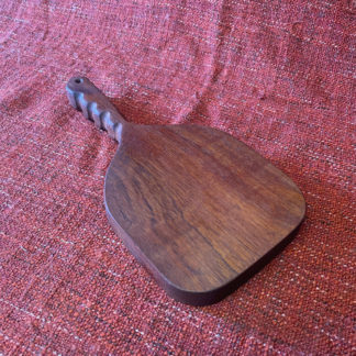 Teak 'ping pong' spanking paddle